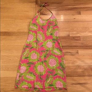 Vintage Lilly Pulitzer Vintage silk halter dress